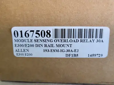 NEW ALLEN-BRADLEY 193-ESM-IG-30A-E3T