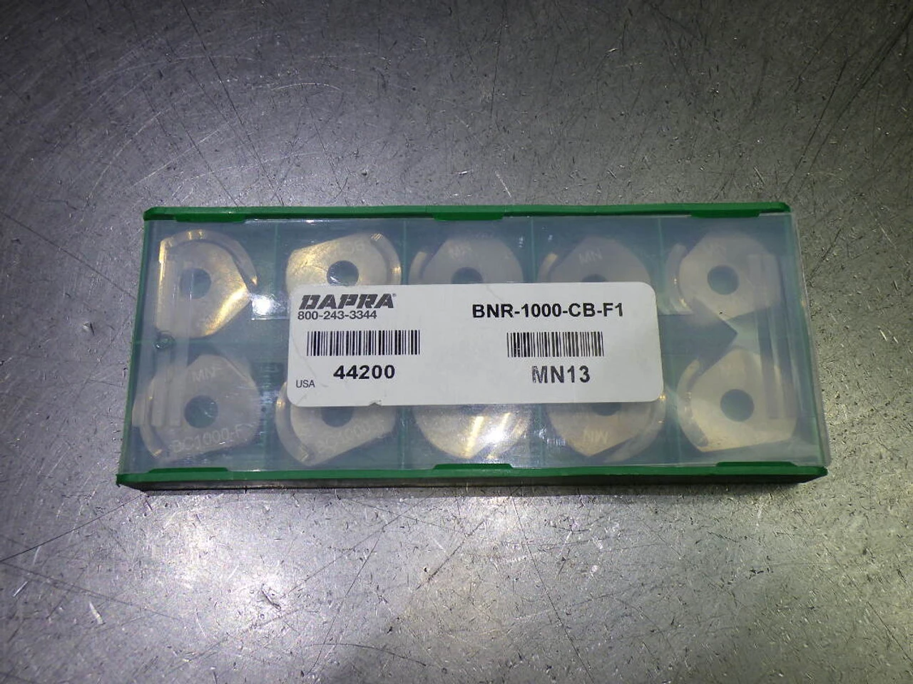 Dapra 1" Carbide Ballnose Milling Inserts QTY10 BNR-1000-CB-F1 (LOC2141B)
