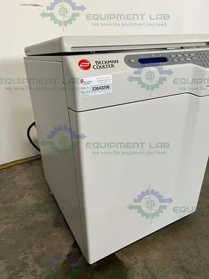 USED BECKMAN AVANTI J-E  REFRIGERATED HIGH-SPEED FLOOR CENTRIFUGE W/ JS-5.3 ROTOR