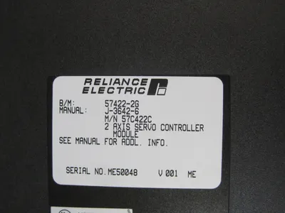 RELIANCE ELECTRIC 57C-422C SERVO CONTROLLER 57C422C