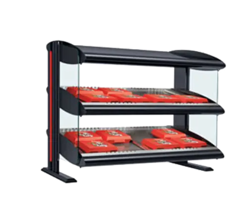 Hatco HZMH-24D 27 9/10" Self Service Countertop Heated Display Shelf - (2) Shelves, 120v