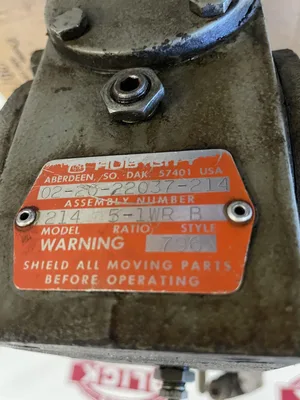 Hub City 214 Gear Drive/Speed Reducer 5:1 2HP 1750RPM 180V DC
