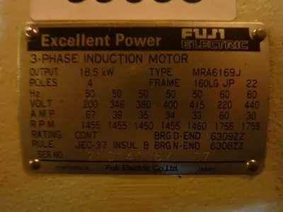 USED FUJI ELECTRIC MRA6169