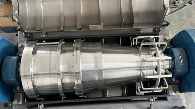 (4) Alfa-Laval UVNX 414B-11G tricanter centrifuges, 316SS.