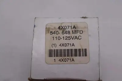 BC 4X071A 540-648 MFD 110-125VAC CAPACITOR STOCK #K-2330