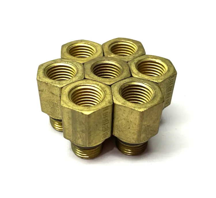 Used PARKER STRAIGHT FEMALE ADAPTER, BRASS Connector Accessories | Maverick Industrial Sales #1099493
