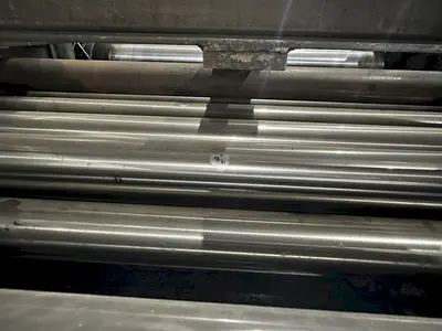 48" X 14 GAUGE AUTOMATIC FEED MODEL 13-32-48 13 ROLL STRAIGHTENER LEVELER: STOCK 19766