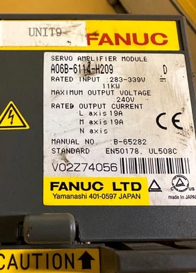 FANUC A06B-6114-H209 SERVO AMPLIFIER