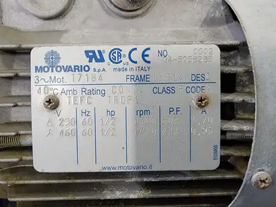 USED MOTOVARIO NMRV 063