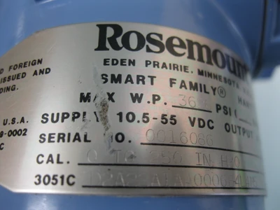 Used Rosemount 3051 CD 2A 22A1AA0006B4L4M5 Sensors New Hampshire US | Bitter End Trading #1556582