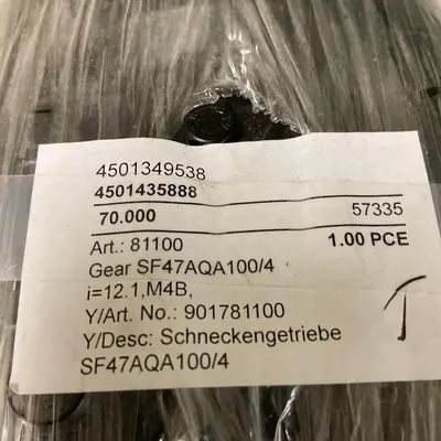 New | in-Stock SEW-EURODRIVE SF47-AQA100/4 Speed Reducers | Surplus Asset Holdings #1205356