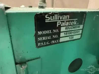 Used 2015 SULLIVAN 60UDMBW Rotary Screw & Sliding Vane Air Compressors Illinois US | Perfection Global, LLC. #1371456