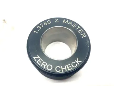 Zero Check 1.370" Class Z Master Steel Ring Gage - New Other