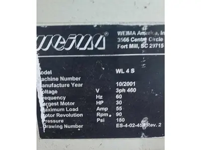 USED WEIMA WLK 4S