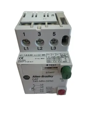 A / B 140-MN-0250 MOTOR STARTER SER.D 140MN0250 NEW, SURPLUS