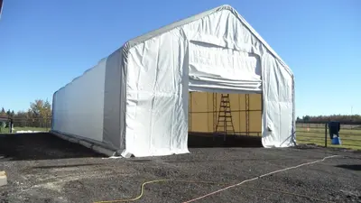 NEW 30X60X20 DOUBLE TRUSS STORAGE BUILDING