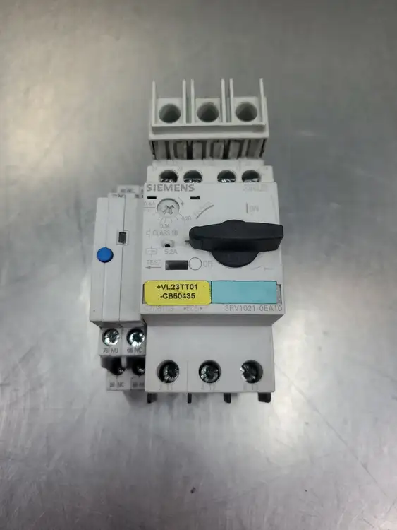 Used Siemens 3RV1021-0EA10 Motor Protection Circuit Breaker Circuit Breakers South Carolina US | Palmetto Automation #1161671