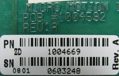 NEW MICRO MOTION 1004669 CIRCUIT BOARD 1004592