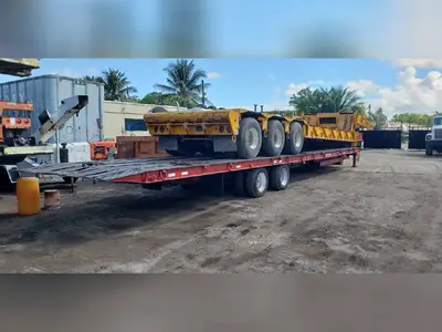 Used CROSLEY REAR LOADING LOWBOY TRAILER Lowboy Trailers Florida US | USA Transequipment #1542564