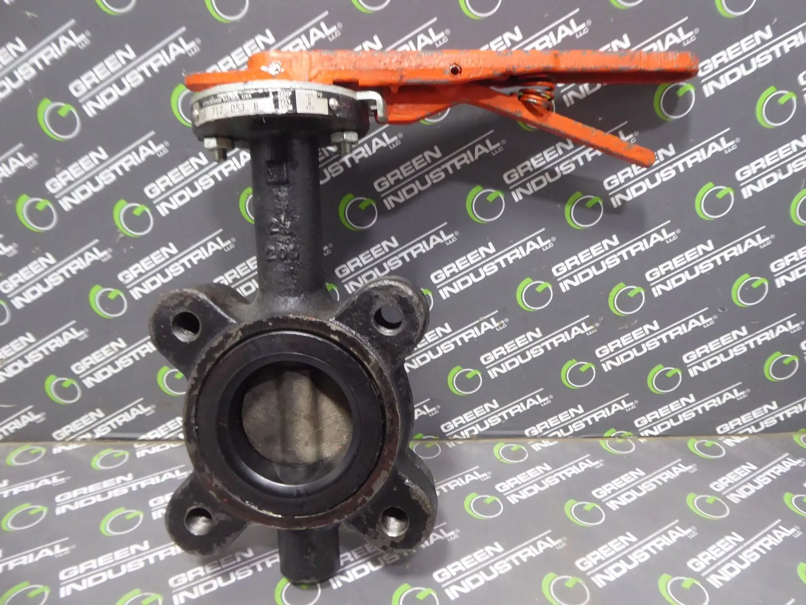 2.5" Stockham LD712-DS3-B Iron Butterfly Valve Used