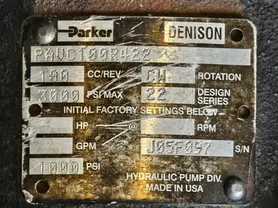Used PARKER DENISON PAVC100R422 Parts (Hydraulics and Pneumatics) British Columbia CA | Lenmark #1440855