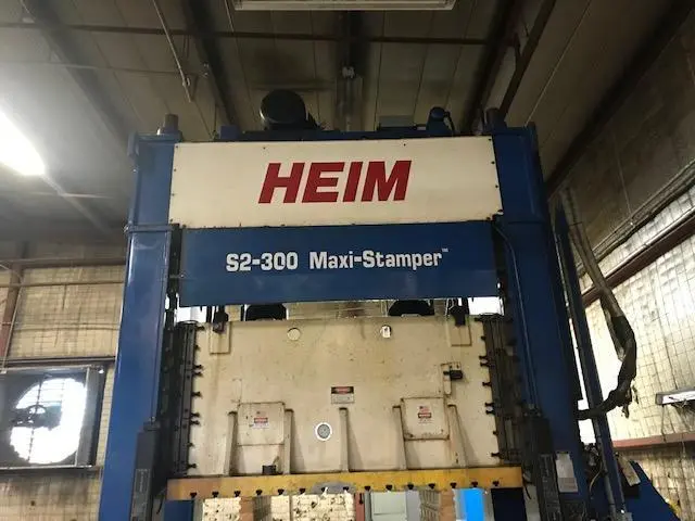 Used HEIM S2-300-MS Straight Side Presses | D & D Industries #438579