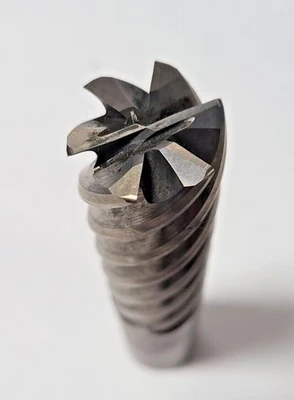 Hanita Israel Solid Carbide End Mill 1" Shank 6 Flutes Re Sharpen
