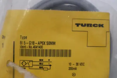 NEW TURCK     BI 5-G18-AP6X  50MM SWITCH SENSOR STK H1681