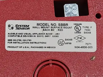 NEW SYSTEM SENSOR SBBR