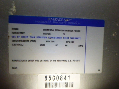 Beverage Air Under Counter Cooler