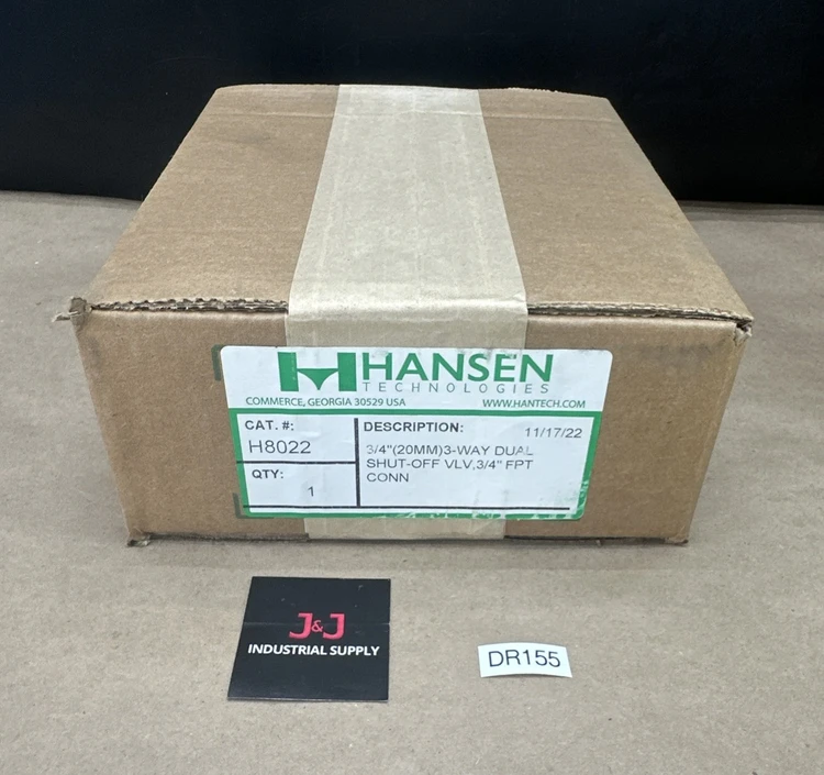 New | in-Stock Hansen H8022 Valves/Fittings Indiana US | J&J Industrial Supply #911692