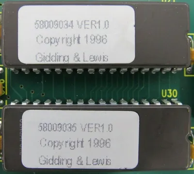 USED GIDDINGS & LEWIS 58009027 AMPCHECK BOARD