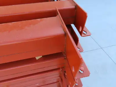 Teardrop Pallet Rack Racking Step Beam Crossmember 12' 144" x 5" 4100 LB 50E