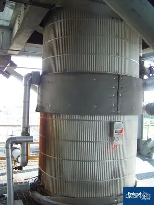 USED Buss ChemTech 430 Sq Ft Buss SMS Thin Film Evaporator, 316L S/S, 32/176#