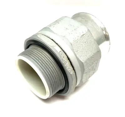 USED APPLETON ELECTRIC STRAIGHT LIQUIDTIGHT CONNECTOR 2" INSULATED THROAT NM LT STR