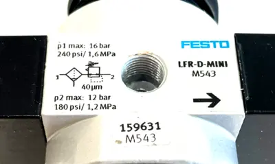 NEW FESTO LFR-1/4-D-MINI PNEUMATIC FILTER 159631 LFR14DMINI