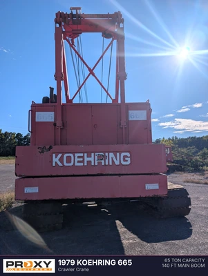 Used 1979 KOEHRING 665 Crawler Cranes Alabama US | Proxy Equipment #1567989