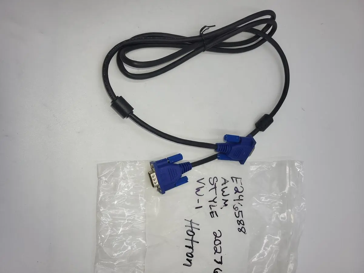 New | in-Stock HOTRON HOTRON DISPLAY PORT CABLE E246588 D/P MALE TO D/P MALE CABLE 5' LONG Interface Monitors | ND Industrial Surplus #1215748