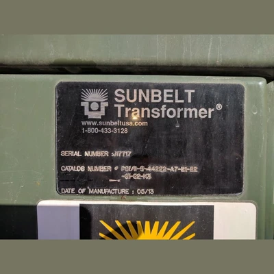 Sunbelt 15.5 kV Transformer