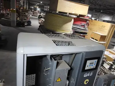 Used 2006 ATLAS COPCO GA5 Rotary Screw & Sliding Vane Air Compressors British Columbia CA | Lenmark #367002
