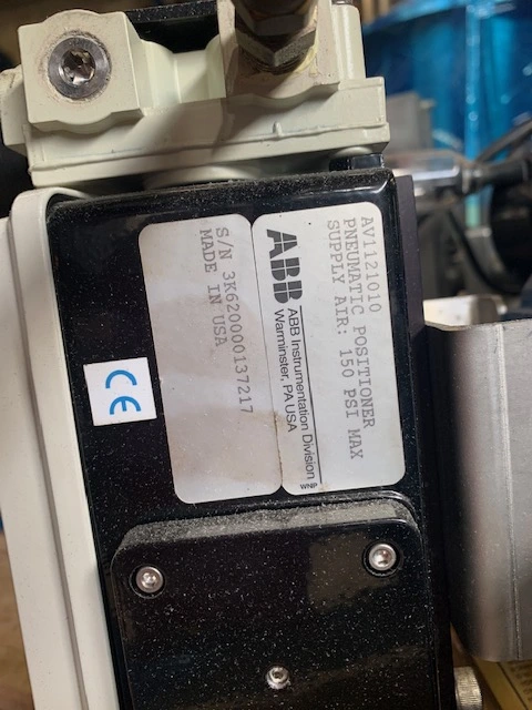 Neles Jamesbury 4"-150  V-Ball Valve with Pneumatic Actuator , Unused