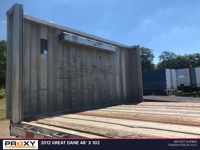 Used 2012 GREAT DANE 48' X 102 Flatbed Trailers Kentucky US | Proxy Equipment #1377797