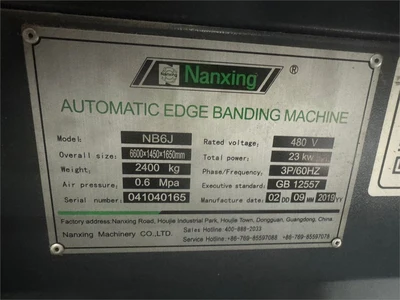 USED 2019 NANXING/CASTALY NB6J