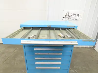 Nu-Era Modular Tool Storage Cabinet 10 Drawer 45x28x61" Stanley Vidmar Lista