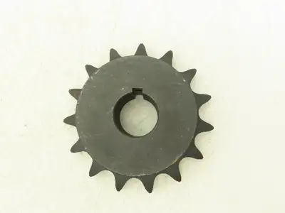 Tsubaki H80B15F-1-3/8 Roller Chain Sprocket 15 Tooth 1-3/8" Bore Lot Of 3