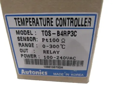 NEW AUTONICS T0S-B4RP3C TEMPERATURE CONTROLLER 100-240V T0SB4RP3C