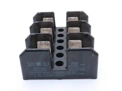 Bussmann J60030 11218 Fuse Block Panel Mount Class J 3 Pole 30A 600V Lot of 9
