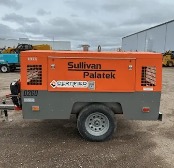 Used SULLIVAN PALATEK D260PDKR Air Compressors, Portable Saskatchewan CA | Certified Sales and Rentals #1637870