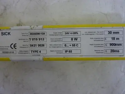 USED SICK OPTIC ELECTRONIC MGSE90-12A