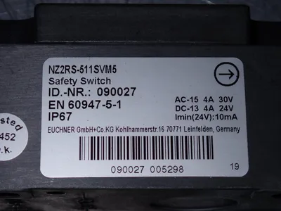 New | in-Stock EUCHNER NZZRS511SVM5 Relays & Switches Ohio US | HGR 24 #1187227